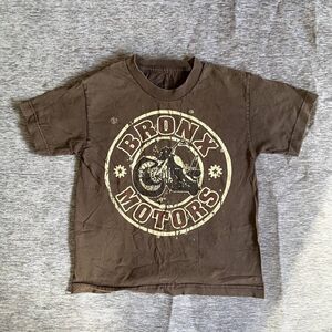 Brown Motorcycle Baby Tee
